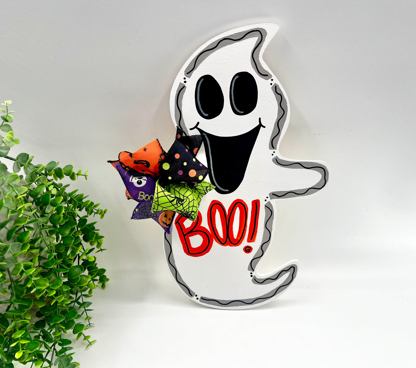 BOO! Ghost - 15” Door Hanger