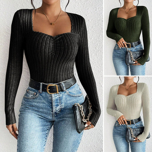 PREORDER: The Becca Ribbed Slim Fit Top 1.27.25