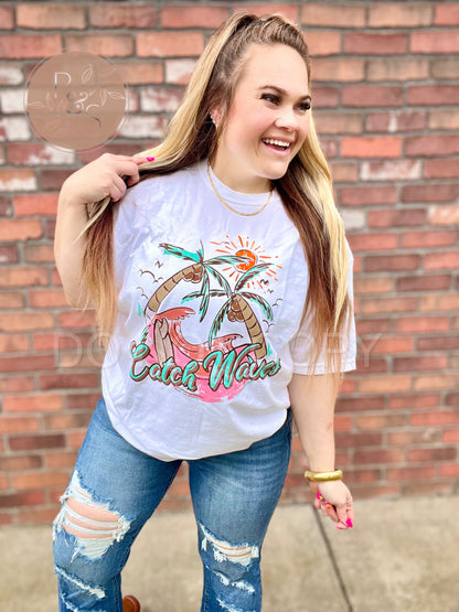 Catch Waves - Comfort Colors Tshirt