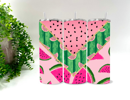 Watermelon Vibes - 20 oz Tumbler