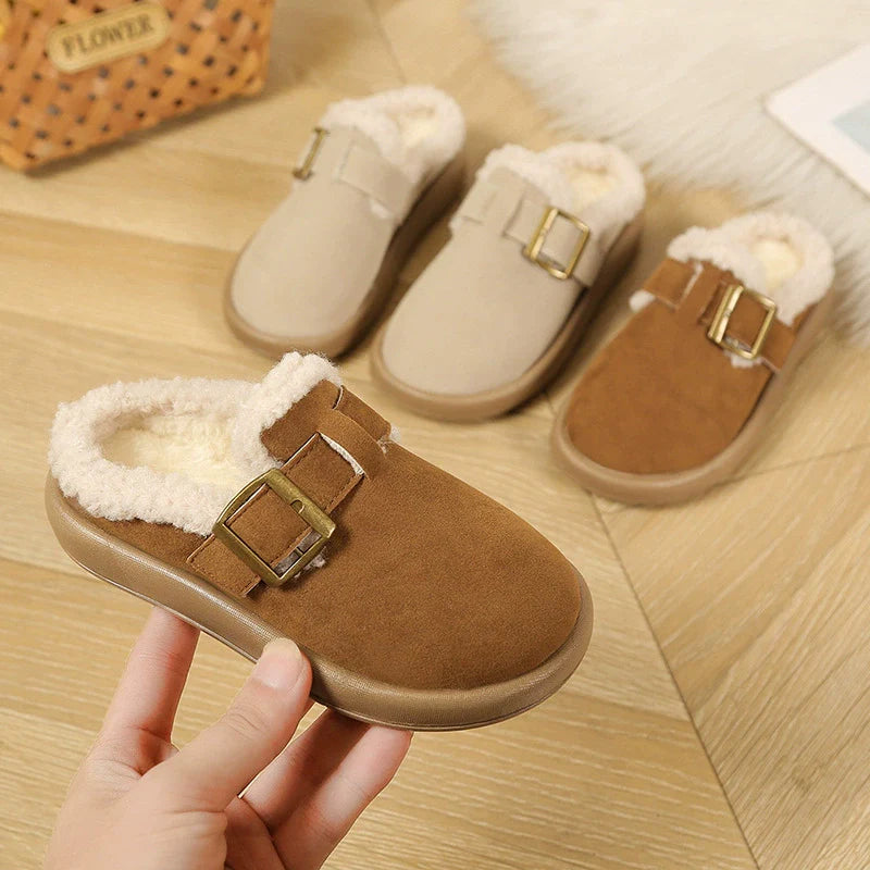 PREORDER: The Daniela Kids Faux Fur Lined Clogs 1.13.25