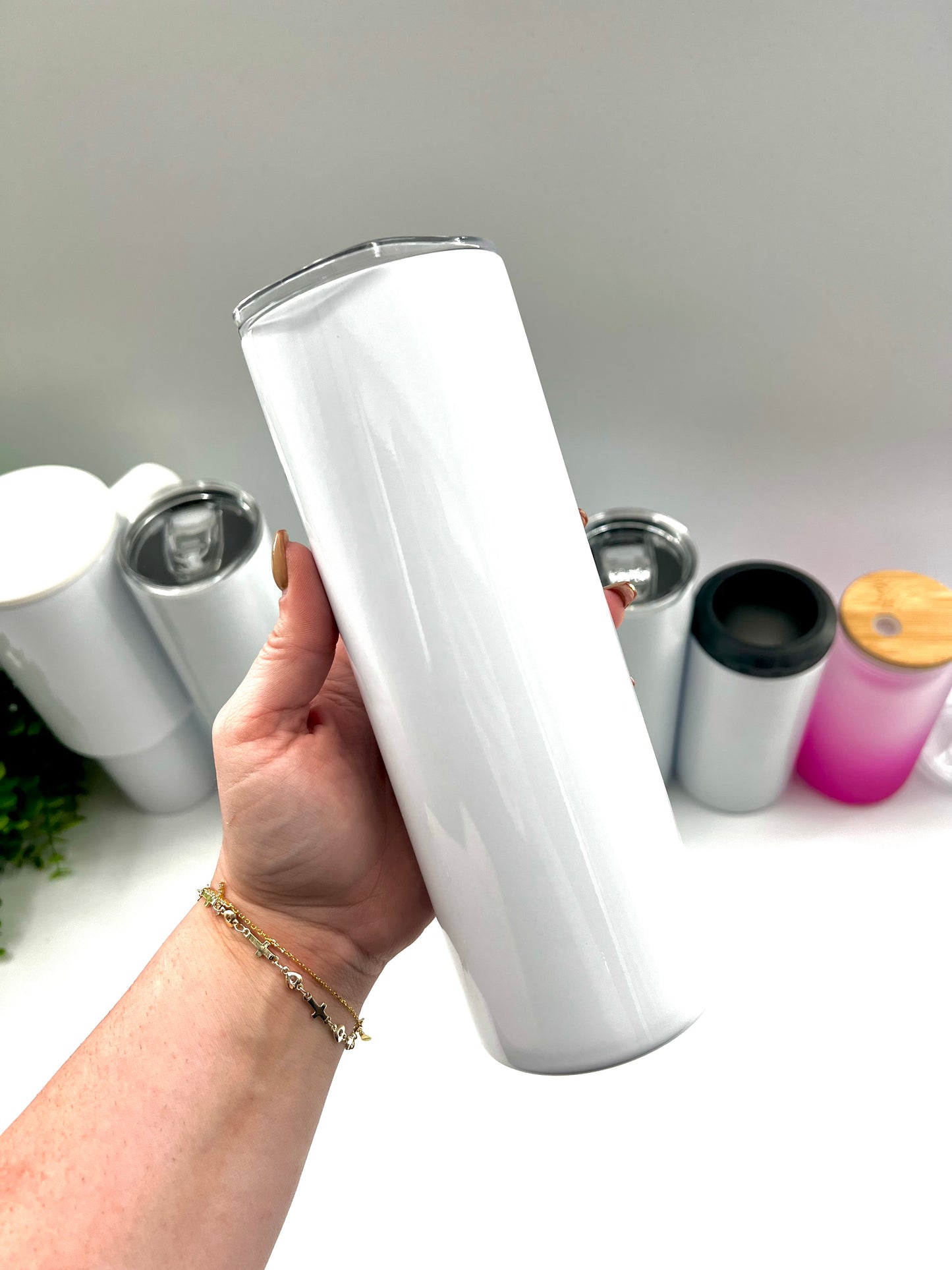 20 oz Glossy Skinny Tumbler