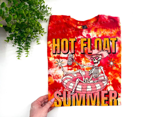 Hot Float Summer Skelly - Inferno Ice Dye TSHIRT - YOUTH & ADULT