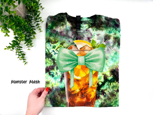 Iced Tea Coquette - Monster Mash Ice Dye TSHIRT - YOUTH & ADULT