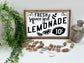 Fresh Squeezed Lemonade - 16x10” - Wood Sign