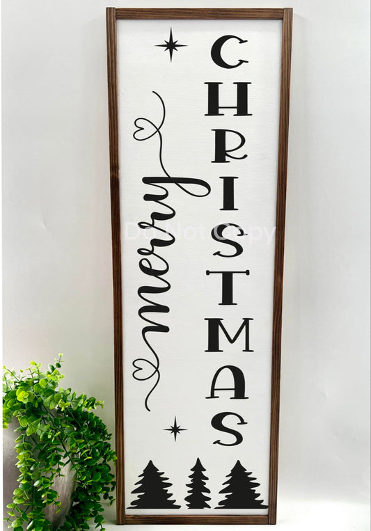 Merry Christmas - Wood Sign