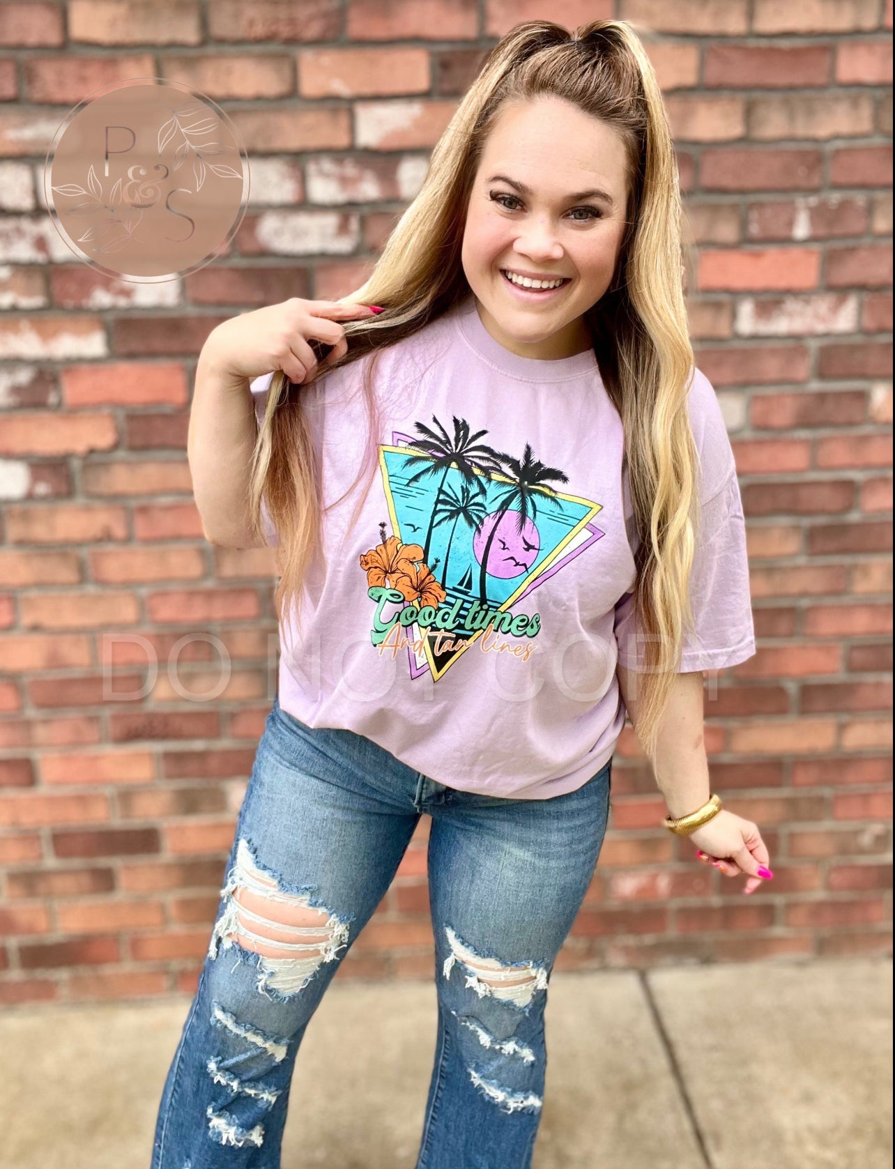 READY TO SHIP: XL - Good Times & Tan Lines - Comfort Colors