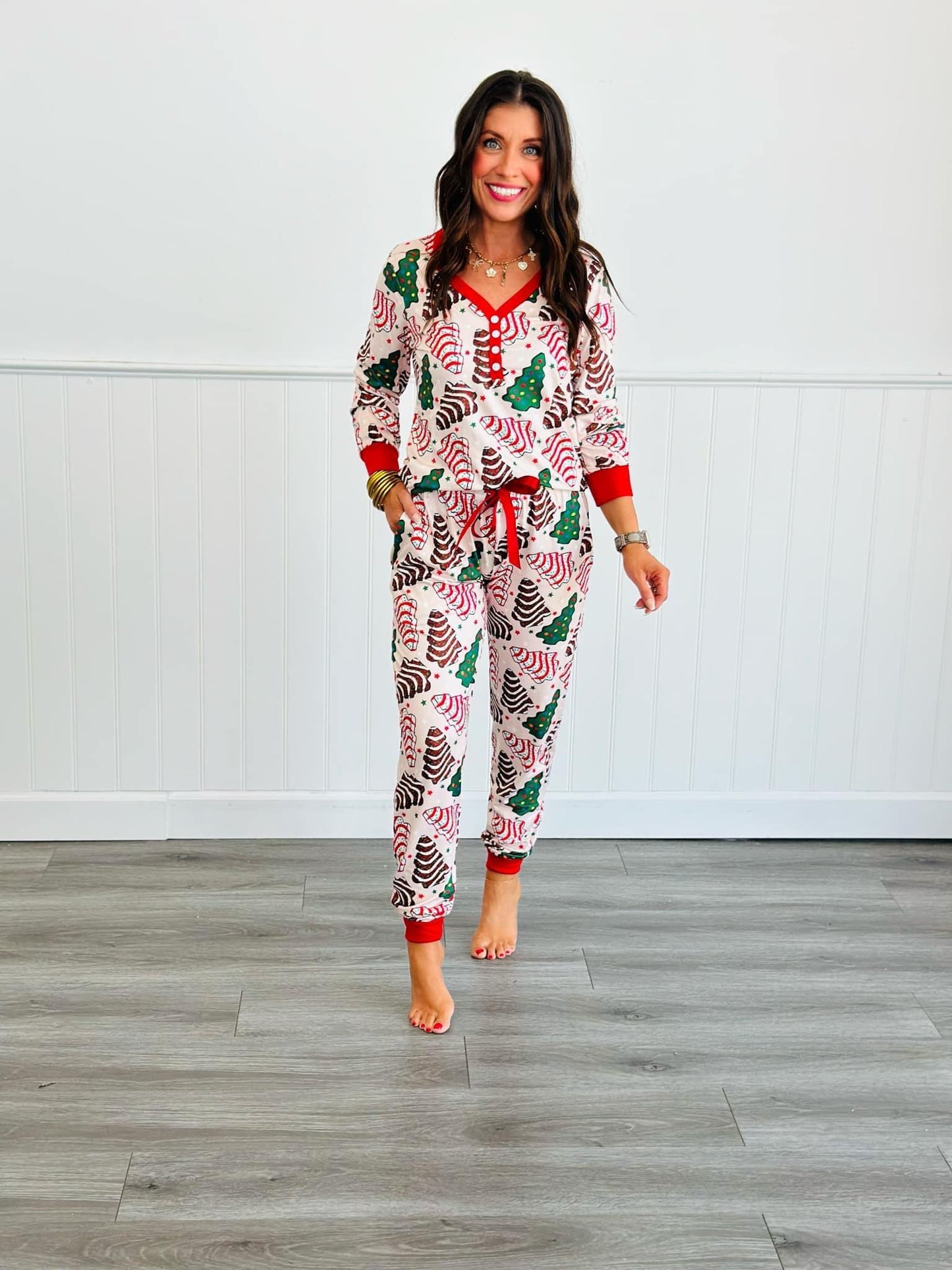 BOUTIQUE PREORDER: Shirley Long Sleeve Jogger PJ Set