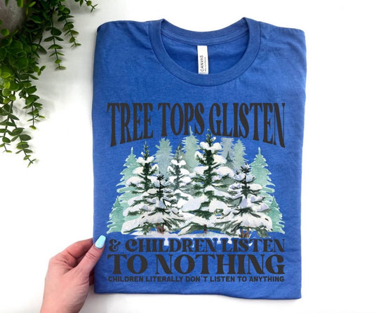 Tree Tops Glisten And Children Listen To Nothing - Custom