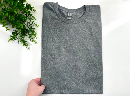 5XL - Graphite Heather - Gildan Heavy Cotton