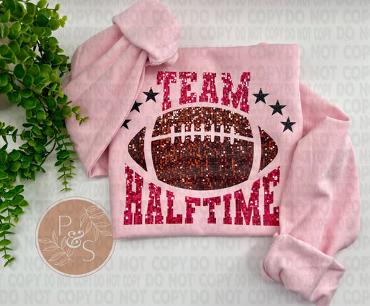 Team Halftime Faux (Fake) Sparkles - Custom