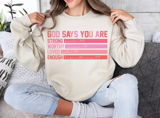 God Says You Are - Custom