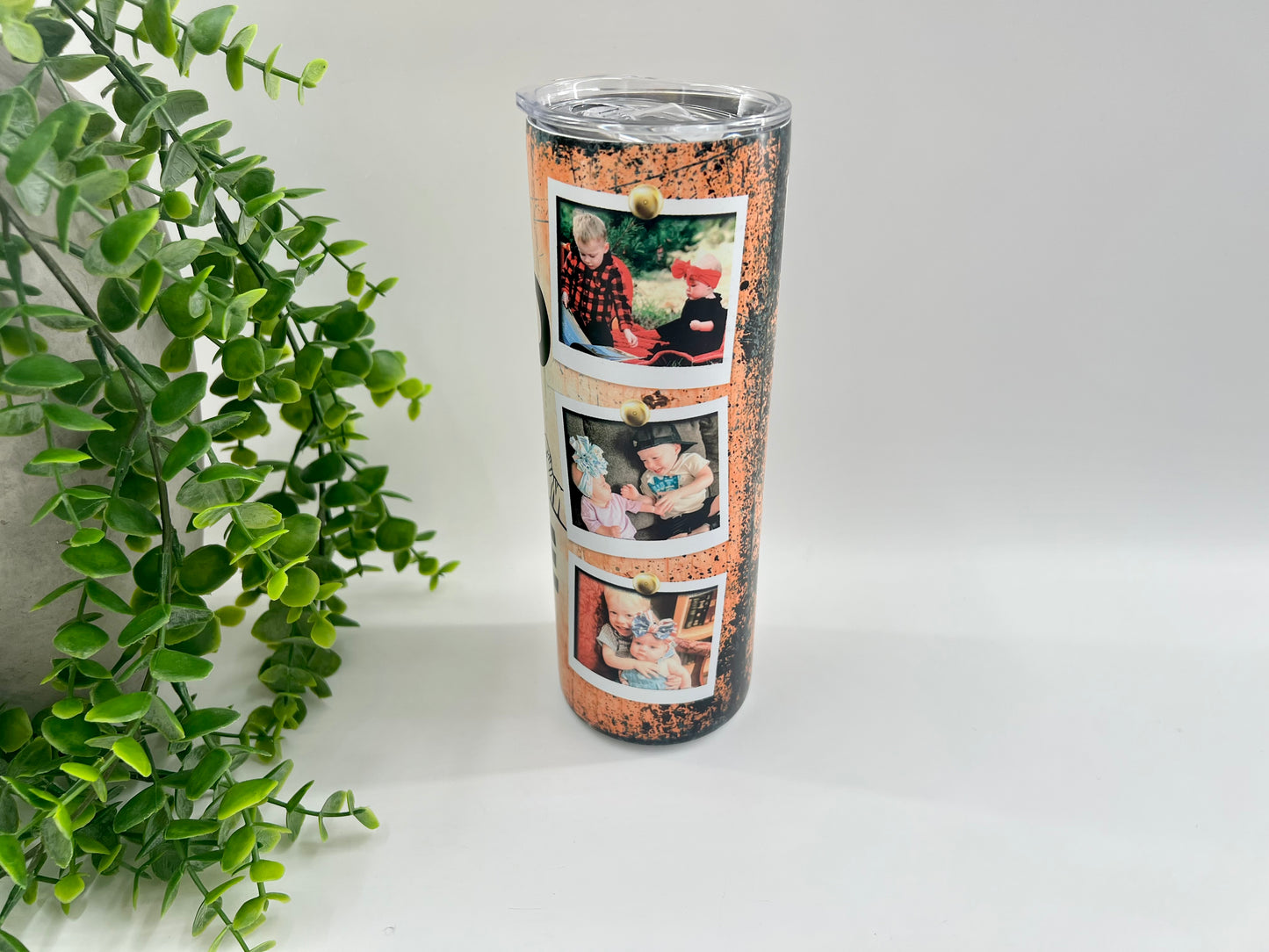 Customized Name/Photo Dad Life - 20 oz Matte Tumbler