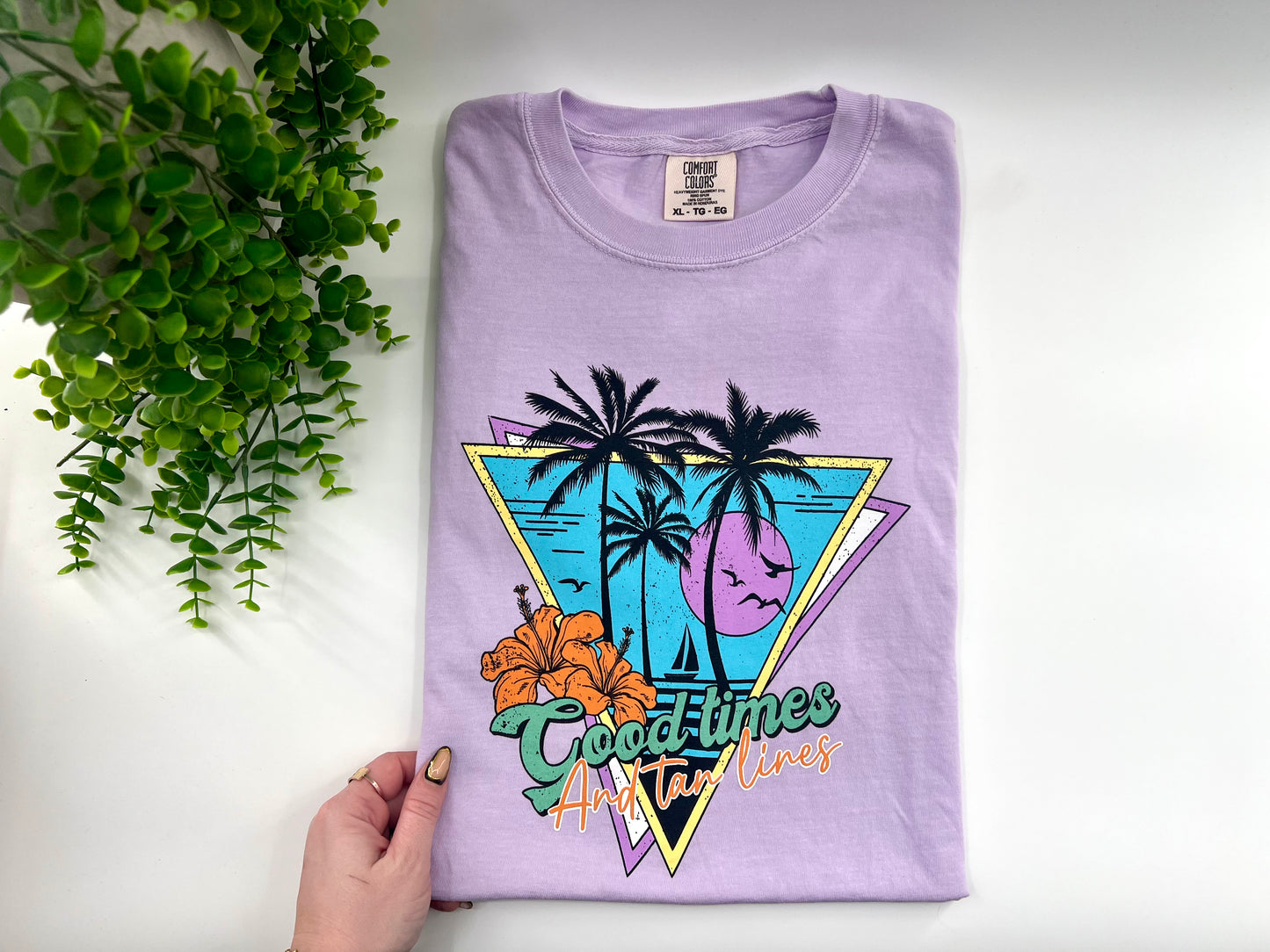 READY TO SHIP: XL - Good Times & Tan Lines - Comfort Colors