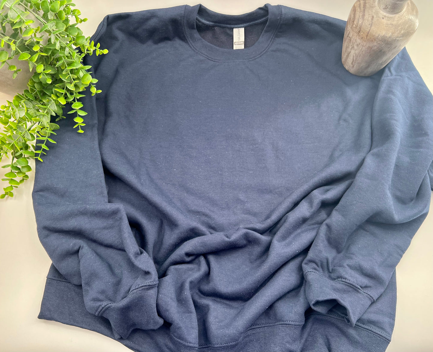 2XL - Navy Sweatshirt - Gildan