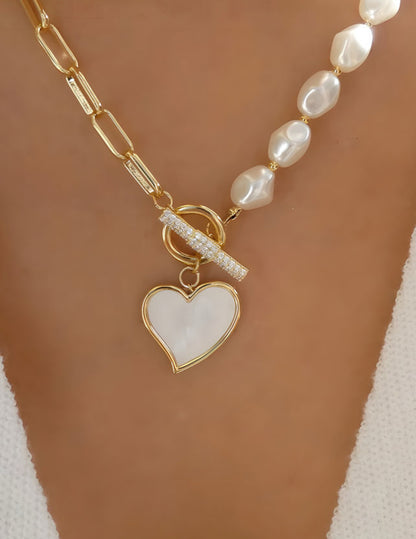 READY TO SHIP: Gold Heart Pendant Necklace