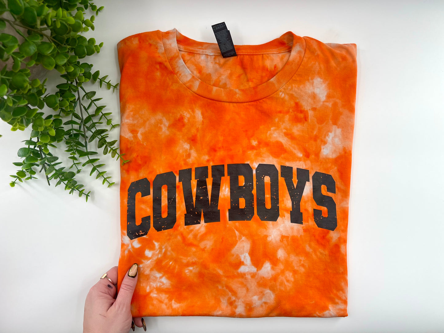 READY TO SHIP: 4XL - Cowboys Ice DyedTshirt