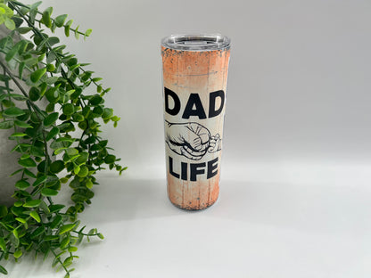 Customized Name/Photo Dad Life - 20 oz Matte Tumbler