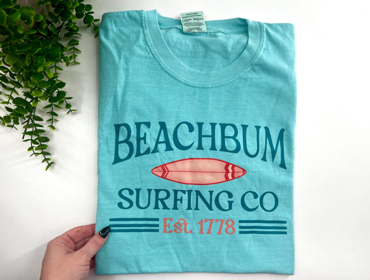 #160 - Beach Bum Surfing Co - DIRECT TO FILM PRINT ONLY