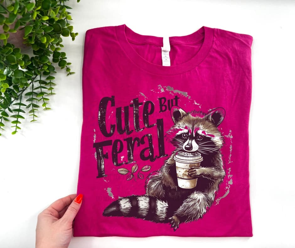 Cute But Feral Raccoon - Custom