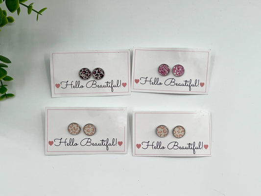 READY TO SHIP: Hello Beautiful Studs