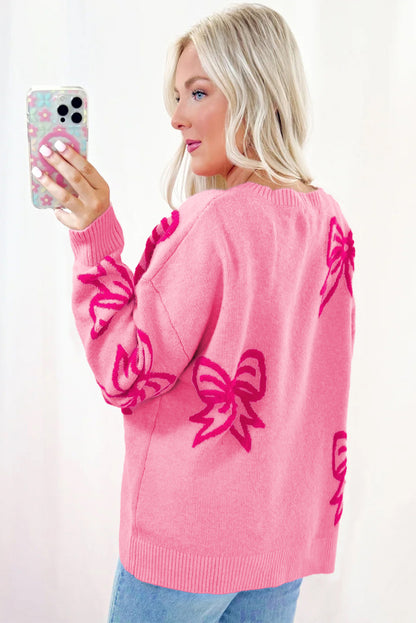 BOW PATTERN SWEATER | PREORDER 1.29