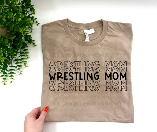 Wrestling Mom Stacked - Custom