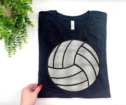 Volleyball Faux Sequin - Custom