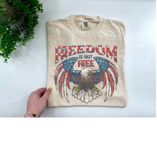 Freedom Is Not Free Eagle - Custom