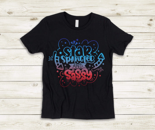 Star Spangled And Sassy - YOUTH - Custom