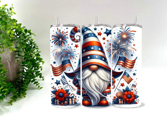 Americana Gnomes - 20 oz Tumbler