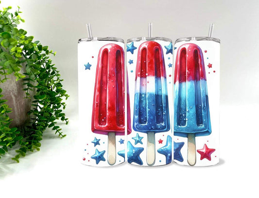 Americana Popsicles - 20 oz Tumbler