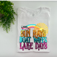 Sun Rays Boat Waves Lake Days - Custom