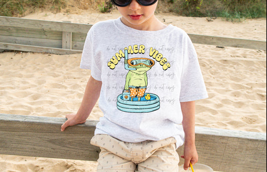 Summer Vibes Froggy - YOUTH - Custom