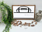 Football - 16x10” - Wood Sign