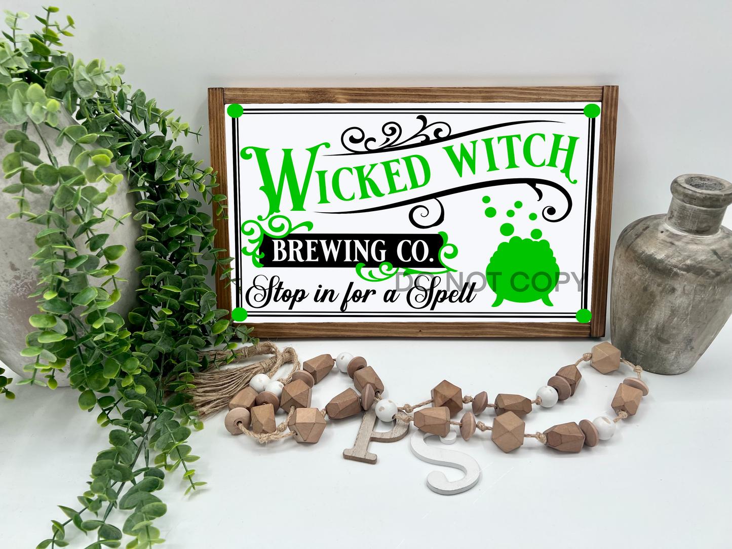 Wicked Witch Brewing Co - Wood Sign