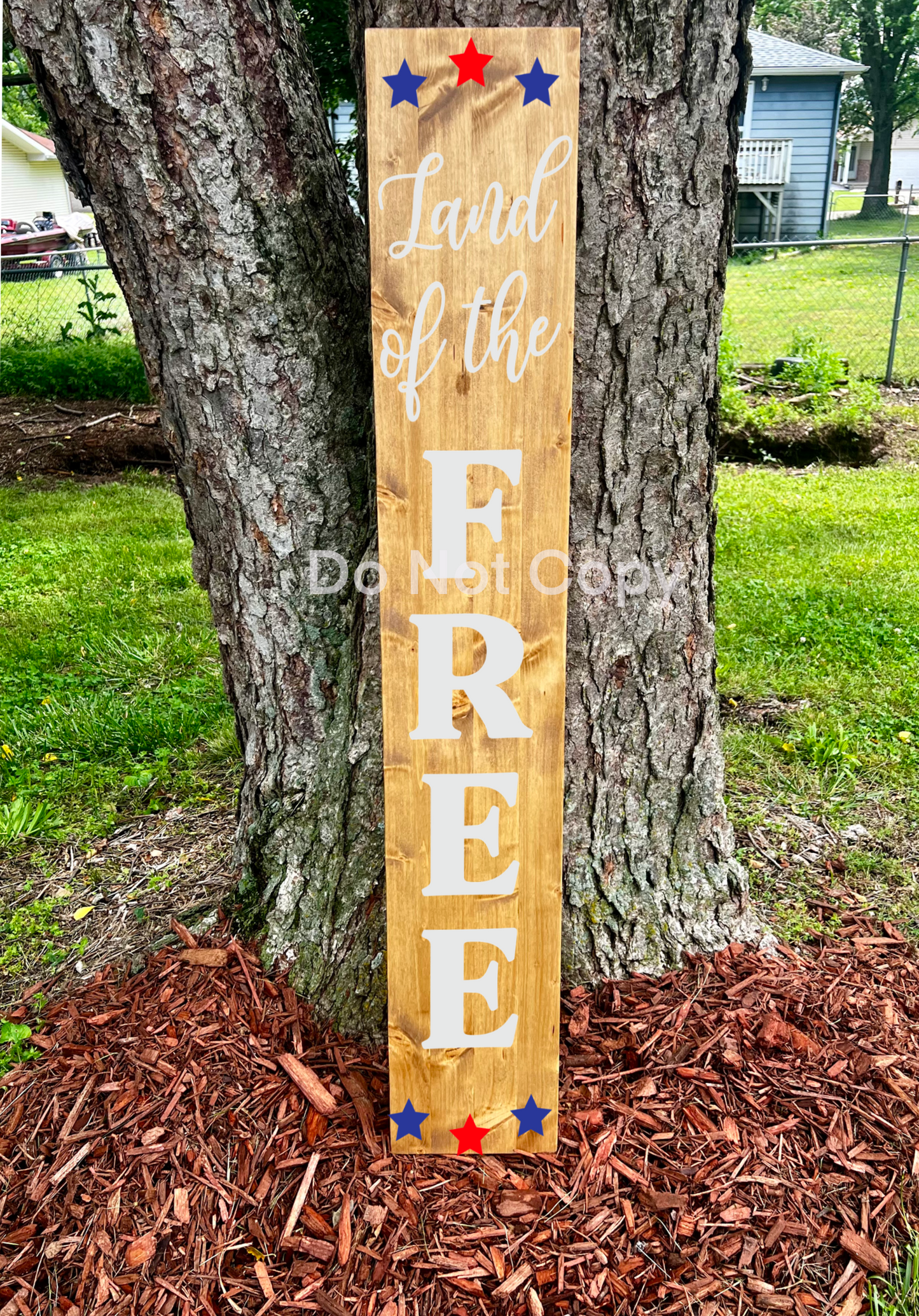 Land Of The Free - Front Porch Sign