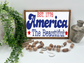 Est. 1776 America The Beautiful - 16x10” - Wood Sign