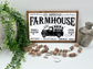 All American Farmhouse - 16x10” - Wood Sign
