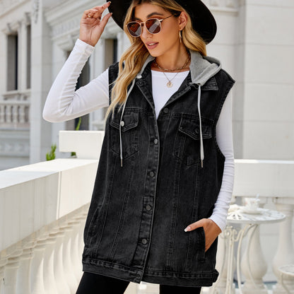 PREORDER: The Janie Jean Vest with Detachable Hood 1.13.25