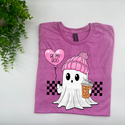 Be My Boo Ghost Valentine - Custom