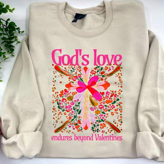 God's Love Endures Valentine - Custom