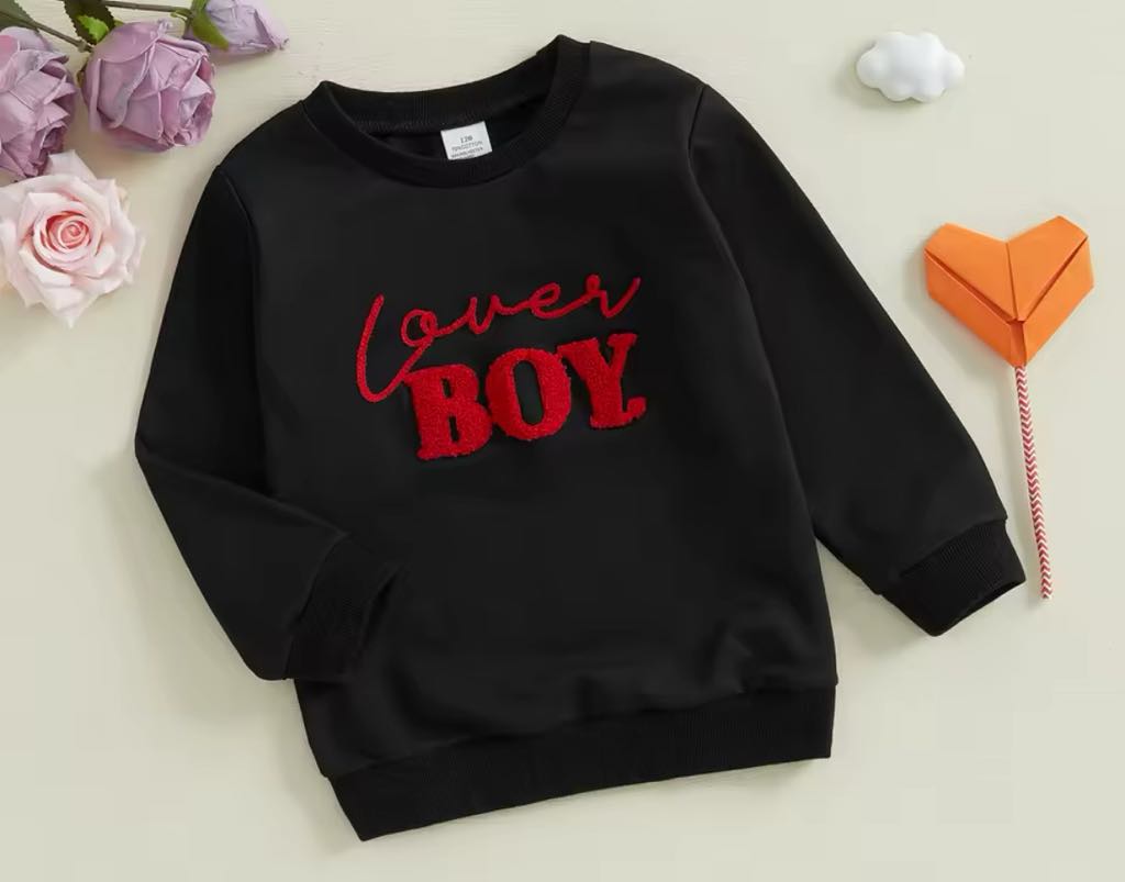 PREORDER: Lover Boy Embroidered Sweatshirt 1.13.25