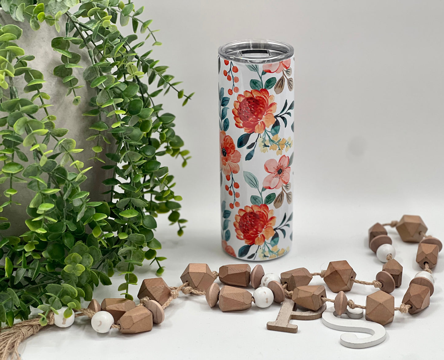 Watercolor Floral - 20 oz Tumbler