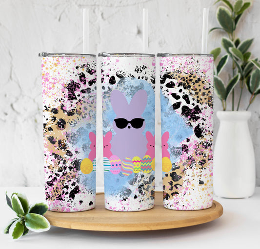 Peeps Leopard Splatter - 20 oz Tumbler