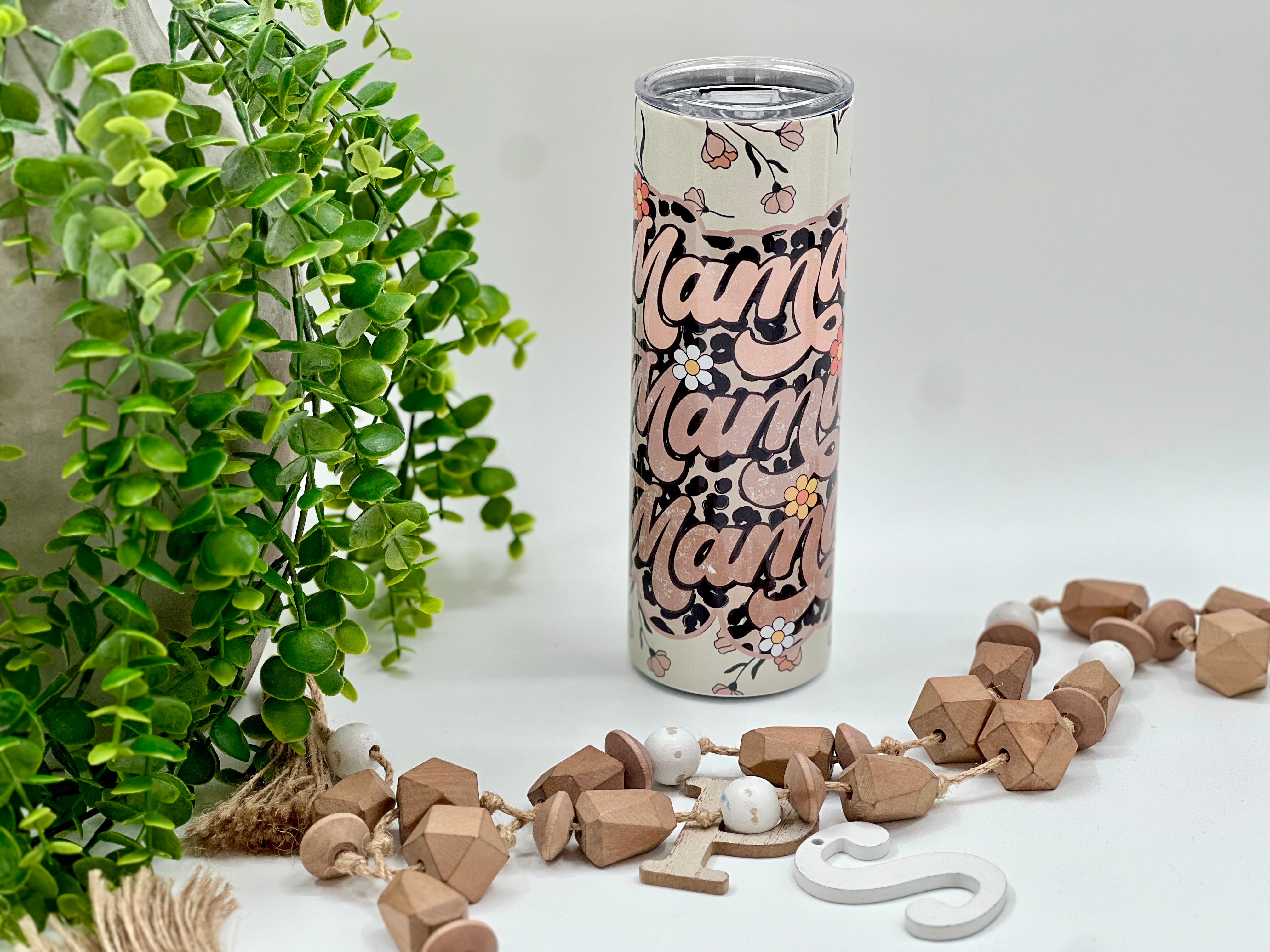 Flower Mama Tumbler (T491) – Swiit Creations